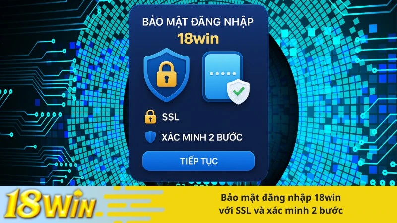 Bảo mật đăng nhập 18win với SSL và xác minh 2 bước